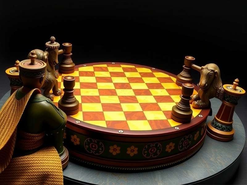 American Checkers board setup with pieces in action