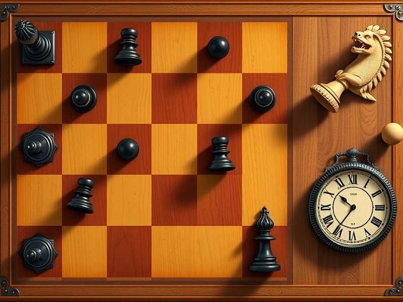 Close-up of a competitive online Checkers game showing strategic piece positioning