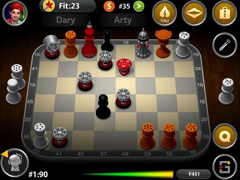 A close-up of a checkers board game with red and black pieces