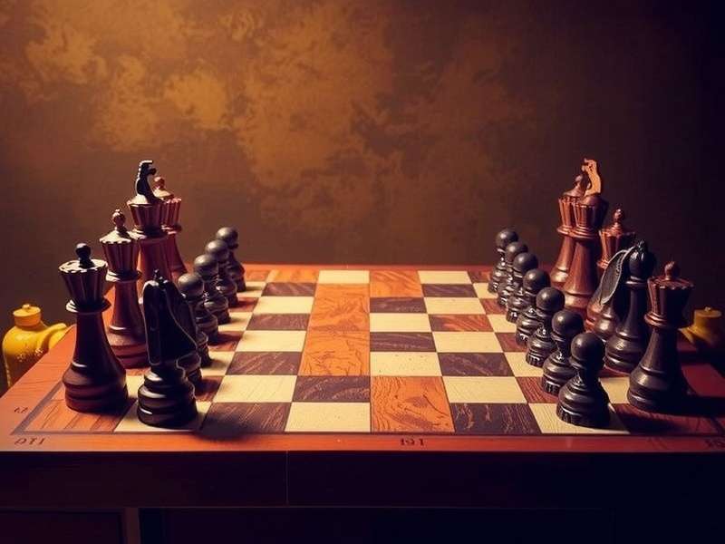 Historic AI vs human Checkers match depiction