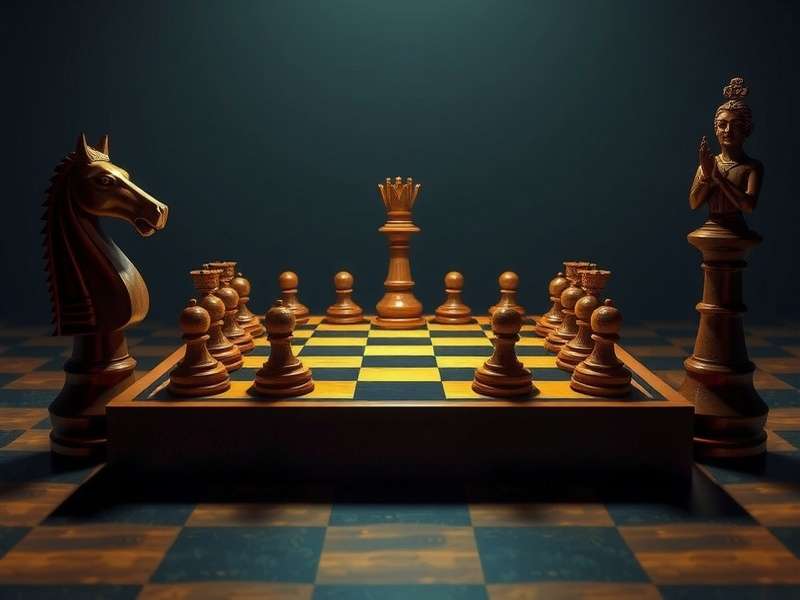 A digital checkers board showing a mid-game strategy with highlighted moves