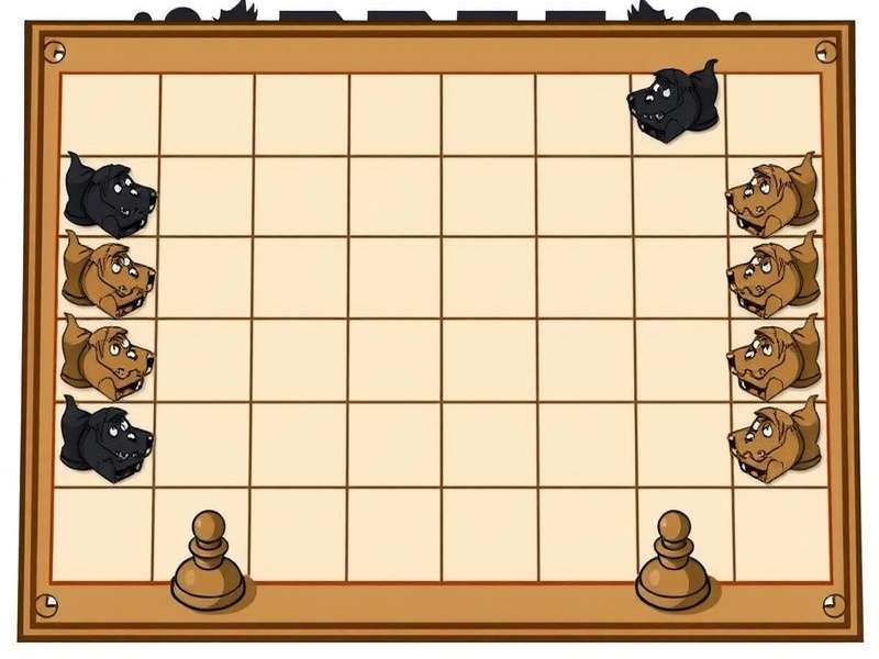 Proper checkers board setup with pieces
