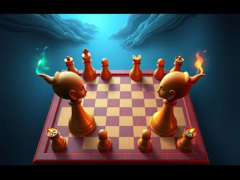 A diverse group of people of different ages playing checkers together online