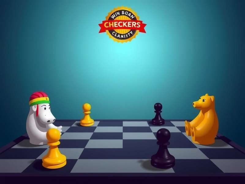 Digital checkers game on multiple devices showing 24/7 accessibility