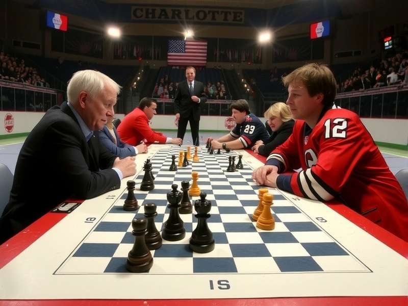 A close-up view of a classic checkers board with red and black pieces in mid-game