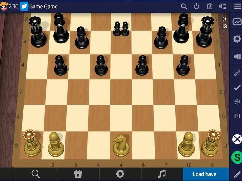 Close-up of a checkers board with red and black pieces in mid-game strategy