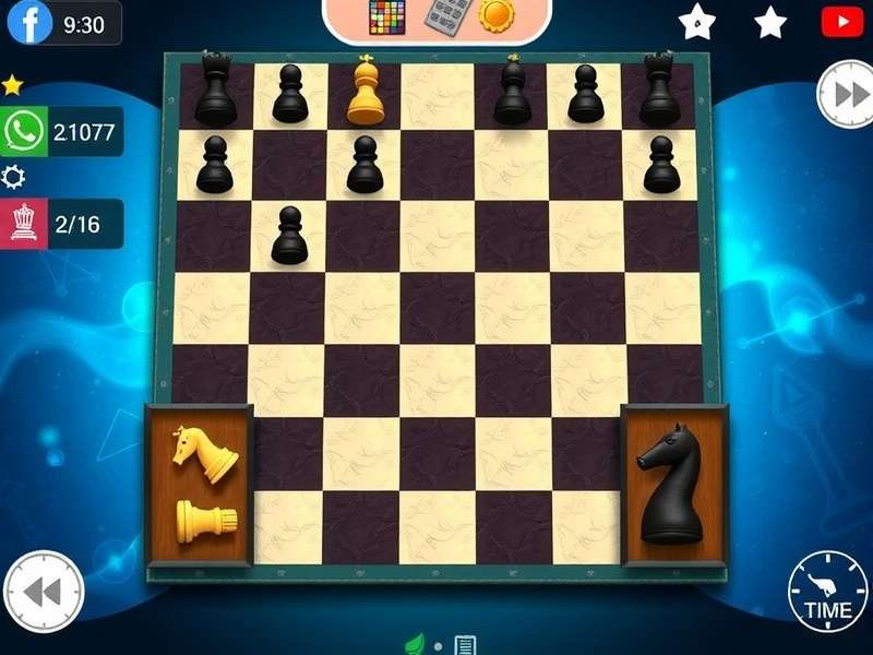 Professional Checkers game setup with strategic piece positioning