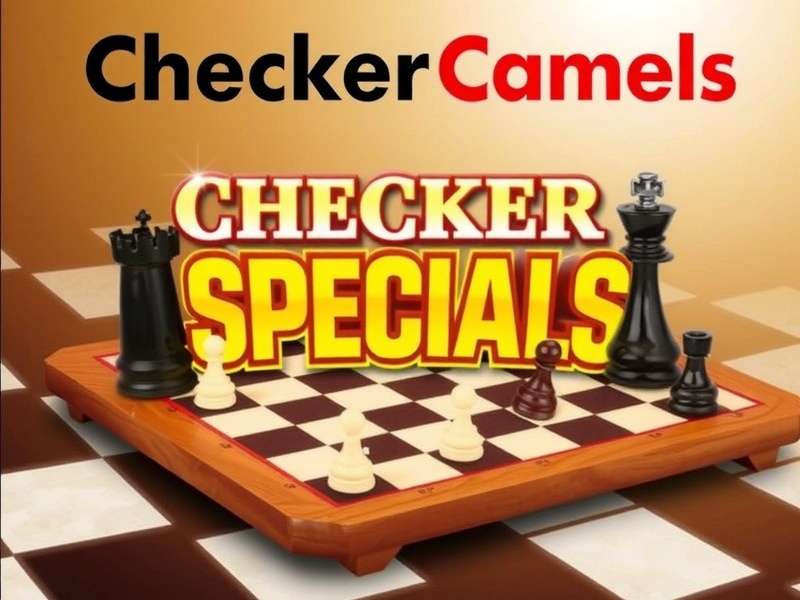 Strategic Checkers game in progress with pieces on a wooden board