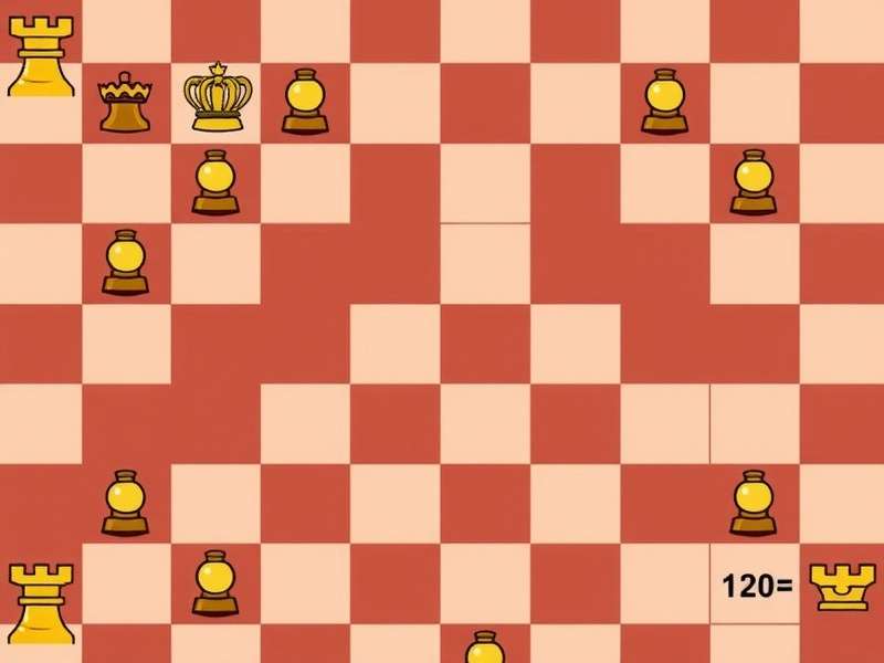 A close-up of a Checkers board with red and black pieces in mid-game