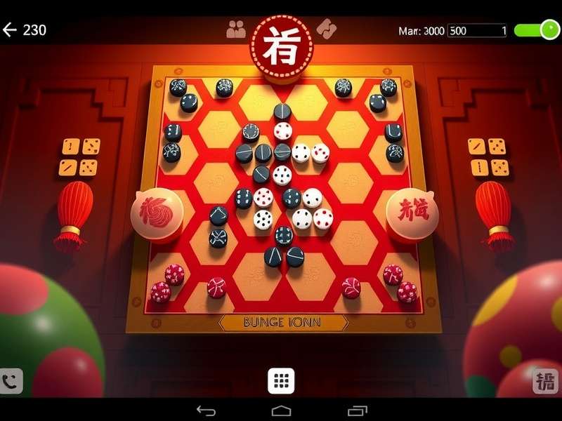 Chinese Checkers board game setup with colorful marbles on star-shaped board