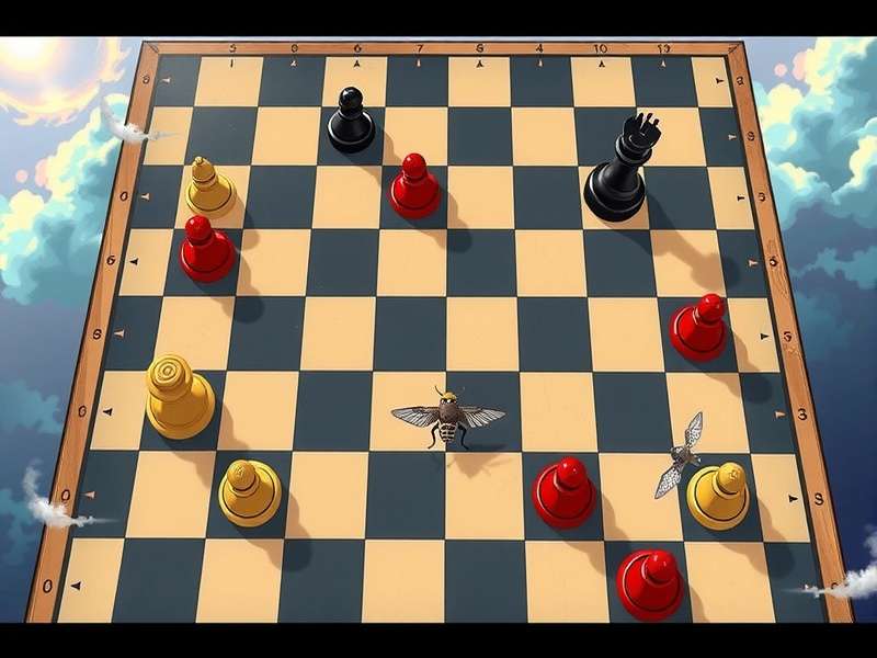 Professional Flyordie Checkers game interface showing advanced moves