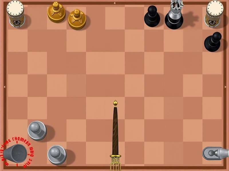 Professional checkers game in progress with intense focus