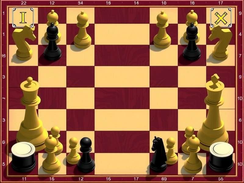 Chess and Checkers board side by side