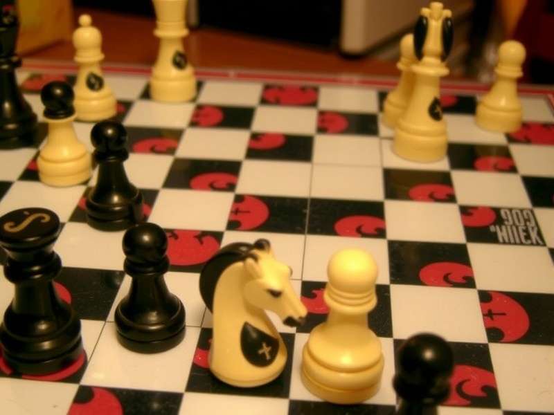 Checkers board game setup with red and black pieces ready for play