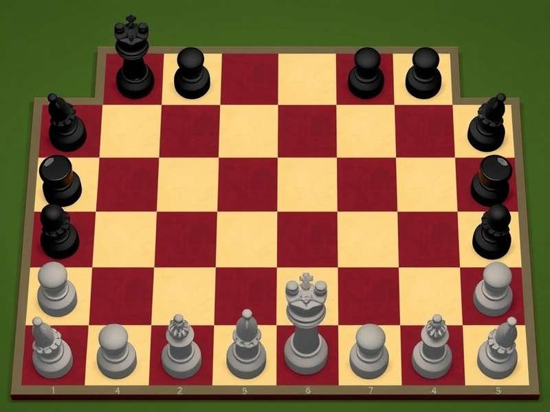 Checkers board game with Indian cultural background — players gathered under a banyan tree