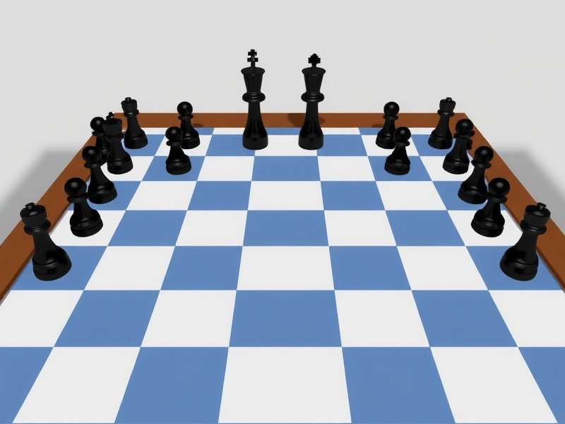 Checkers board game setup with red and black pieces on a wooden board
