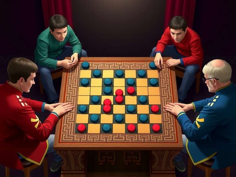 Chinese Checkers strategy board showing optimal opening moves and jump sequences