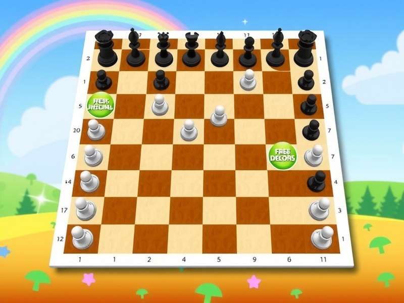 Free Checkers board game setup with traditional Indian styled pieces