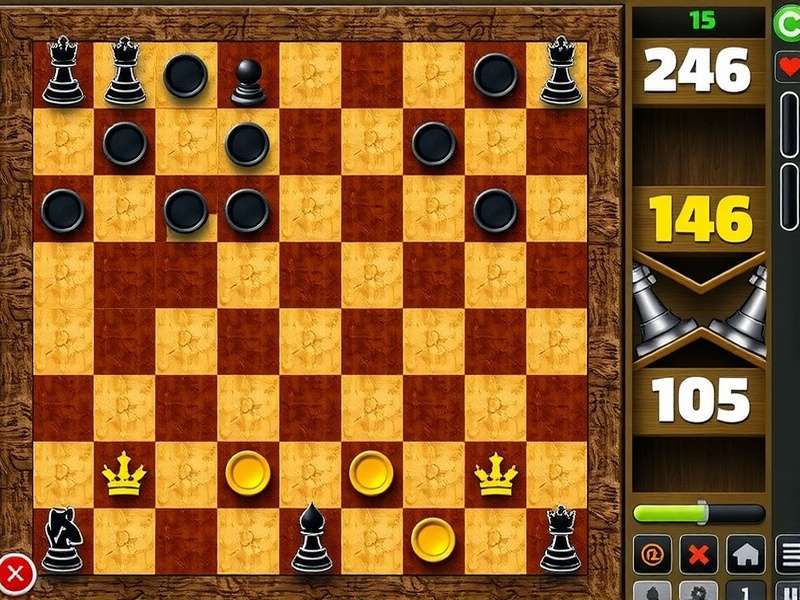 Checkers Multiplayer online matchmaking interface showing player profiles