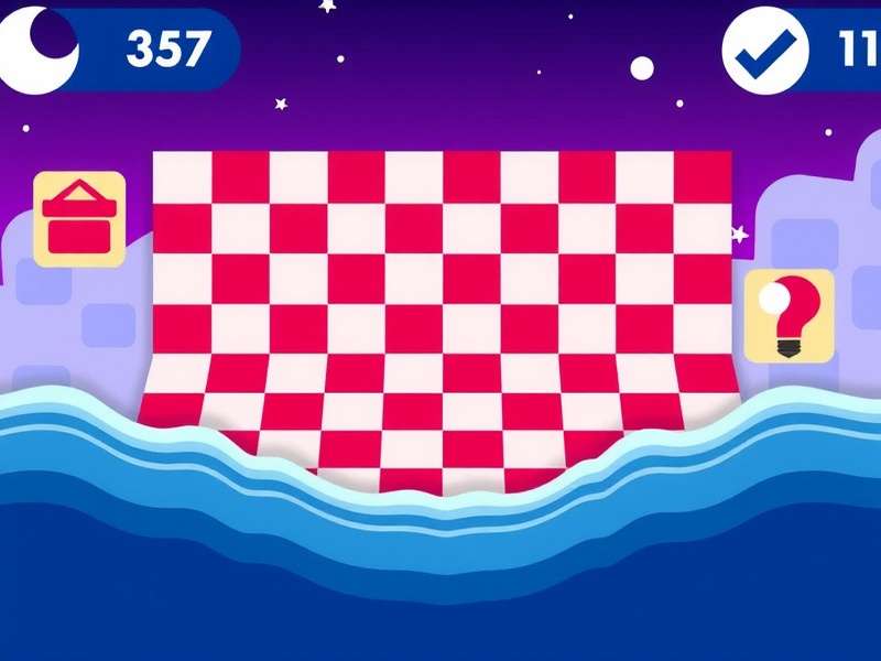 Flyordie Free Online Checkers board with red and white pieces ready for a match