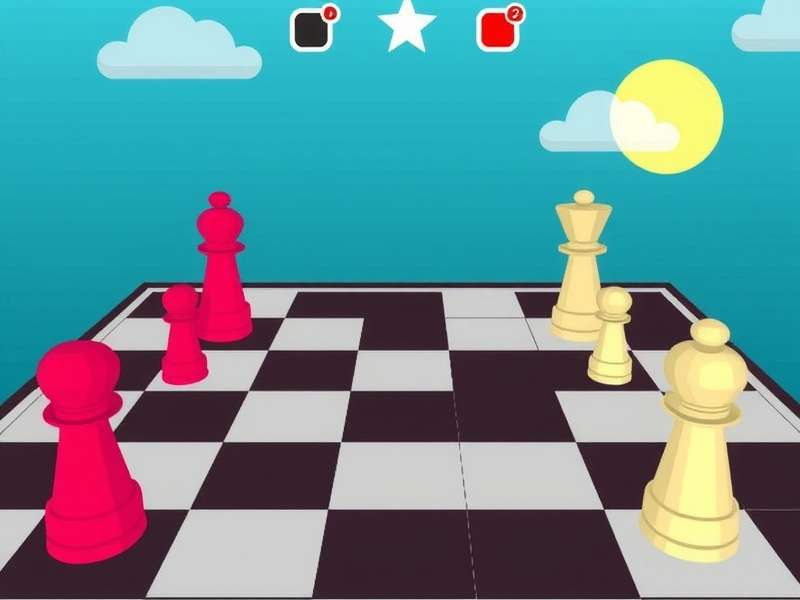 Free Checkers Flyordie board setup with red and black pieces ready for battle