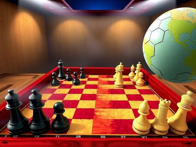 Checkers 247 game board with pieces in action