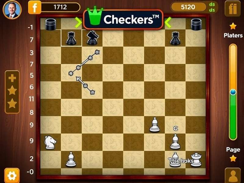 Two players enjoying a game of Checkers online on a wooden board with Indian backdrop