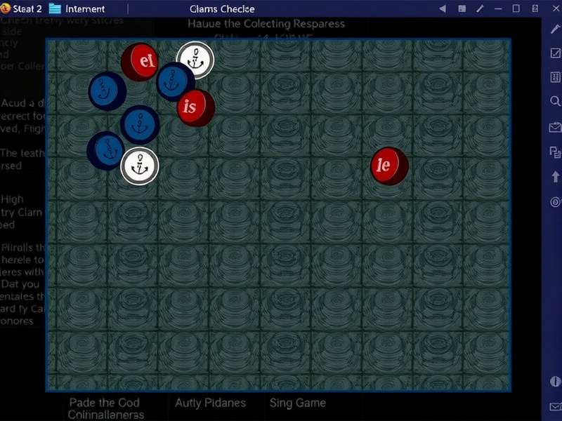 24 7 Checkers Online Free Game board with pieces in play