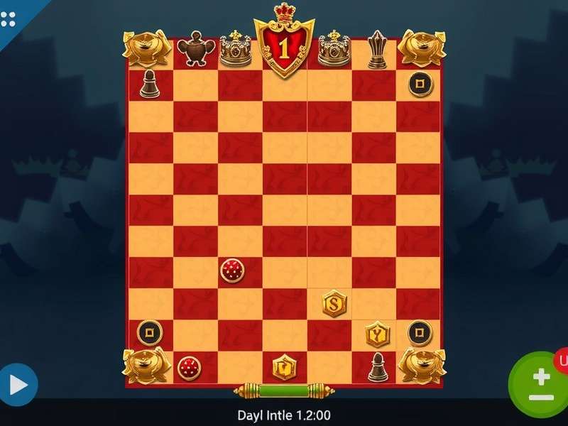 Checkers game online play computer board setup with red and black pieces